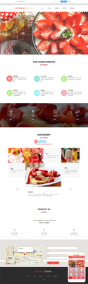 餐饮网站源码 餐饮网站模板 蛋糕网站建设 食品网站模板 送空间